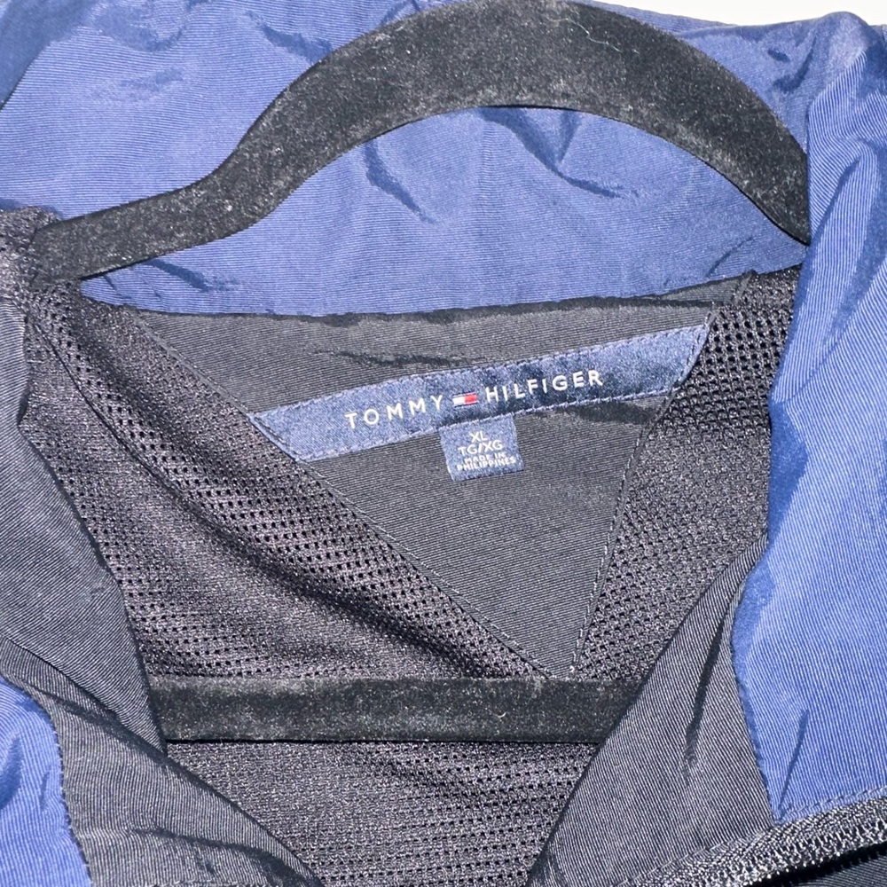 Tommy Hilfiger Blue and Black Jacket